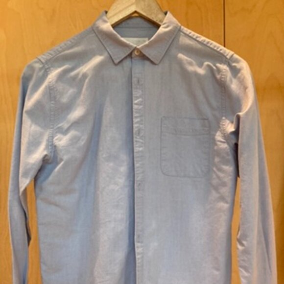 Kids baby blue button up - Picture 1 of 4
